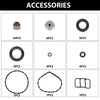 G-PLUS Head Gasket Set Bolts K24A4 Compatible with Honda Accord 2.4L 2003-2005/Fits Honda Element 2.4L 2003-2006 HS26243PT ES71333