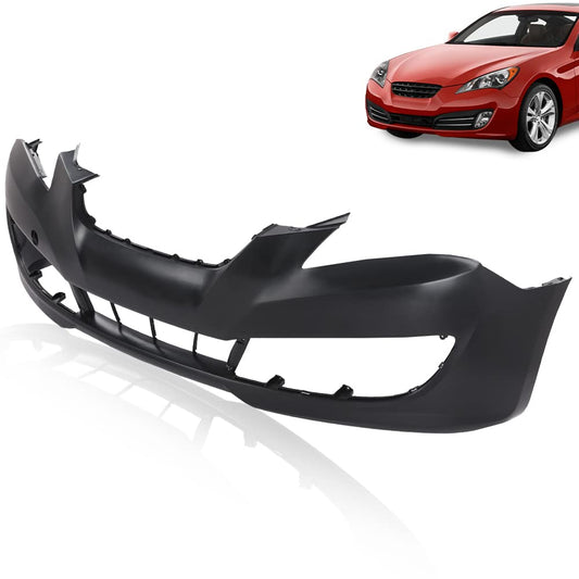 G-PLUS Primered Front Bumper Cover Fascia Compatible with 2010-2012 Hyundai Genesis Compatible with Coupe (2-Door) Models ONLY 615343714813 HY1000180 865112M000