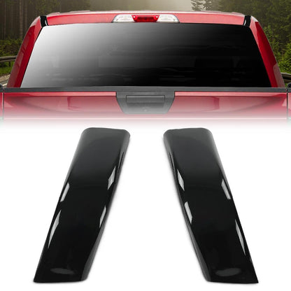G-PLUS Corner Roof Moldings RH & LH Compatible with Ford F250 F350 F450 F550 Super Duty 1999-2007 Regular & Crew Cab Only (Not Fit Extended Cab) YC3Z-2551728-PTM YC3Z-2551729-PTM Painted Black