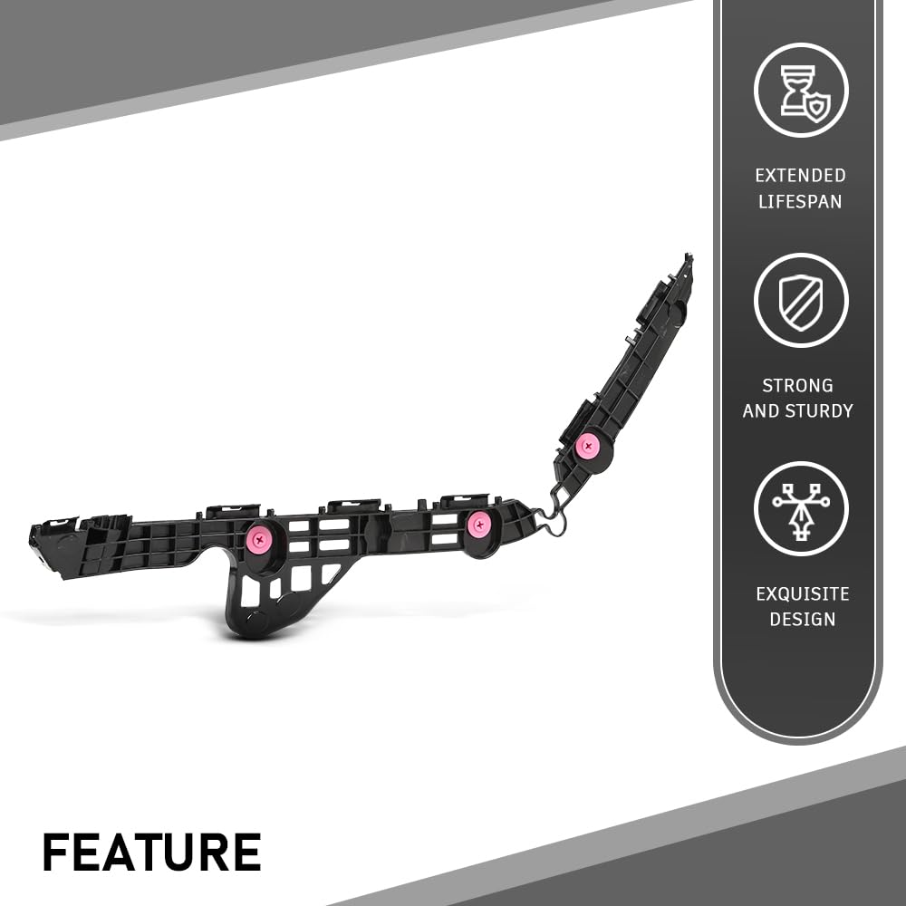 G-PLUS Rear Left Bumper Brackets Support, Compatible with Toyota Camry 2018-2024, Driver Side, 5257606160, TO1132128