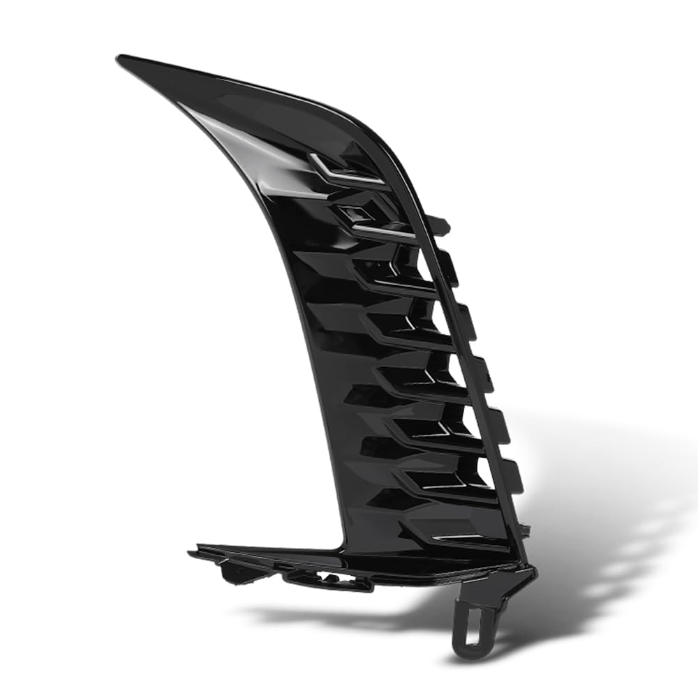 G-PLUS Front Left Bumper Side Trim Molding w/o Sensor Hole Compatible with Toyota Camry SE 2025 TO1038285, 52713AQ020 Glossy Black