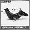 G-PLUS Front Right Headlight Support Bracket Compatible with Porsche Cayenne 2011 2012 2013 2014 2015 2016 2017 2018 Black