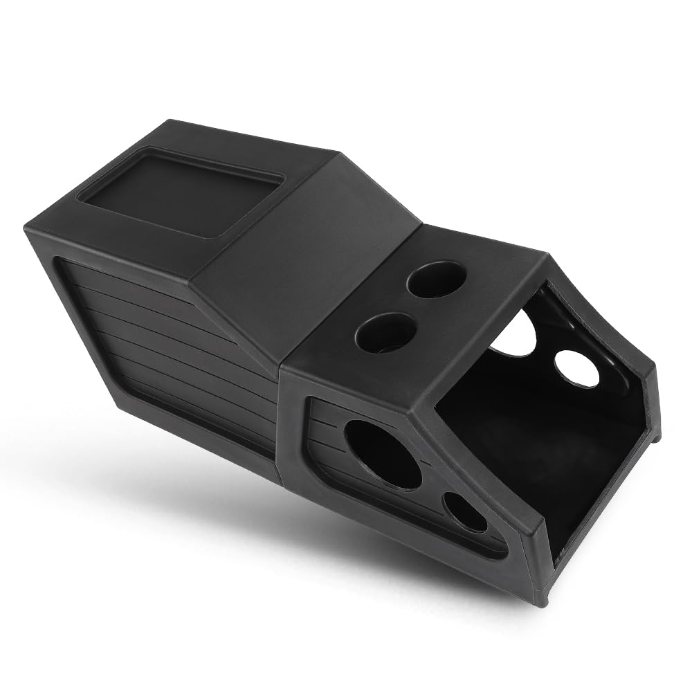 G-PLUS 12" Center Console Subwoofer Box Compatible with Chevy/GM Crew Cab 2014-2018 Black