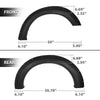 G-PLUS Pocket Riveted Fender Flares Compatible with 2004-2008 Ford F150 Styleside with 66.0"/67.0"/78.0"/96.0" Bed (Not Fit Heritage Models), Fit 07-08 Lincoln Mark LT with 67.0"/78.0" Bed Textured