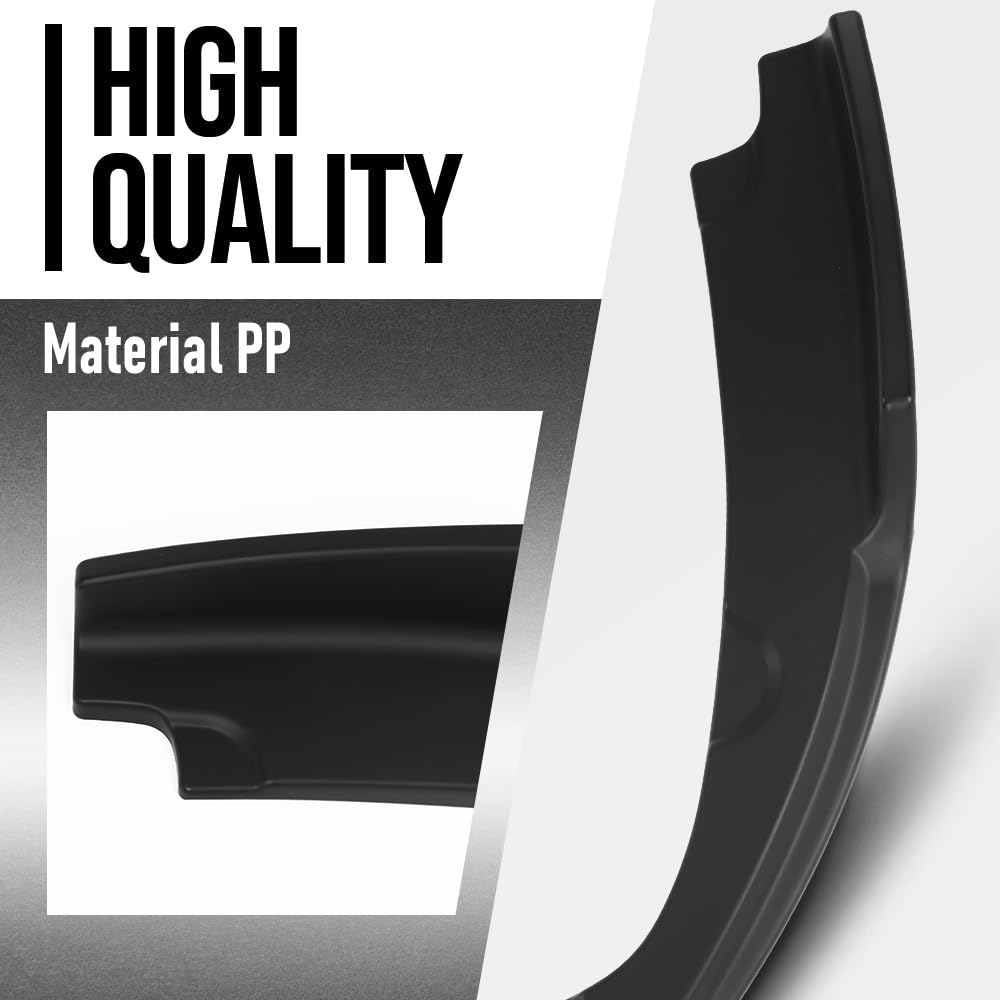 G-PLUS Bumper Trim Rear Right Side Compatible with Honda Civic 2020 2021 HO1139106, HO1139106C Glossy Black