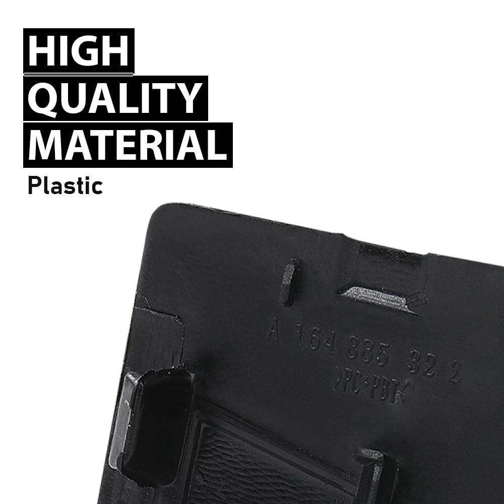 G-PLUS Rear Bumper Tow Hook Cover Cap Compatible with Benz ML-Class ML320 ML350 ML450 ML500 ML550 2009-2011 1648853223