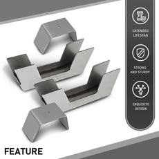 G-PLUS C-Notch Kit for Chevy Silverado GMC Sierra 1500 2007-2018 Silver Close-up View