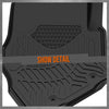 G-PLUS TPE Floor Mats Fit Peterbilt 357 365 367 378 379 384 385 386 388 389 2006-2019 1st Row Truck Accessories Cargo Liners All Weather Protection 3PCS Black Alfombras para Carro