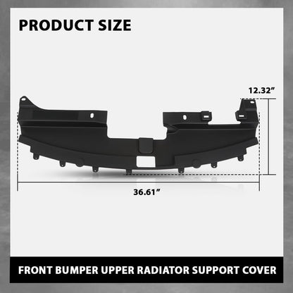 G-PLUS Front Bumper Upper Radiator Support Cover Compatible with Jeep Compass 2011-2017 68109867AA, CH1087123