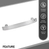 G-PLUS Front Bumper Reinforcement Compatible with Jeep Cherokee 2014-2018 Aluminum 68096072AB