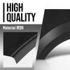 G-PLUS Rear Wheel Arch Repair Patch Panels Fit Ford F250 Super Duty Truck 1999-2010, Fit Ford F350 Super Duty / F450 / F550 1999-2010 Truck w/o Dual Rear Wheel Flare Mounting Holes, Black