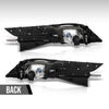 G-PLUS Clear Fog Light Lamps Pair+Black Fog Light Bezel Cover+Switch Compatible with Honda Odyssey 2014 2015 2016 2017 HO2592137, HO2593137