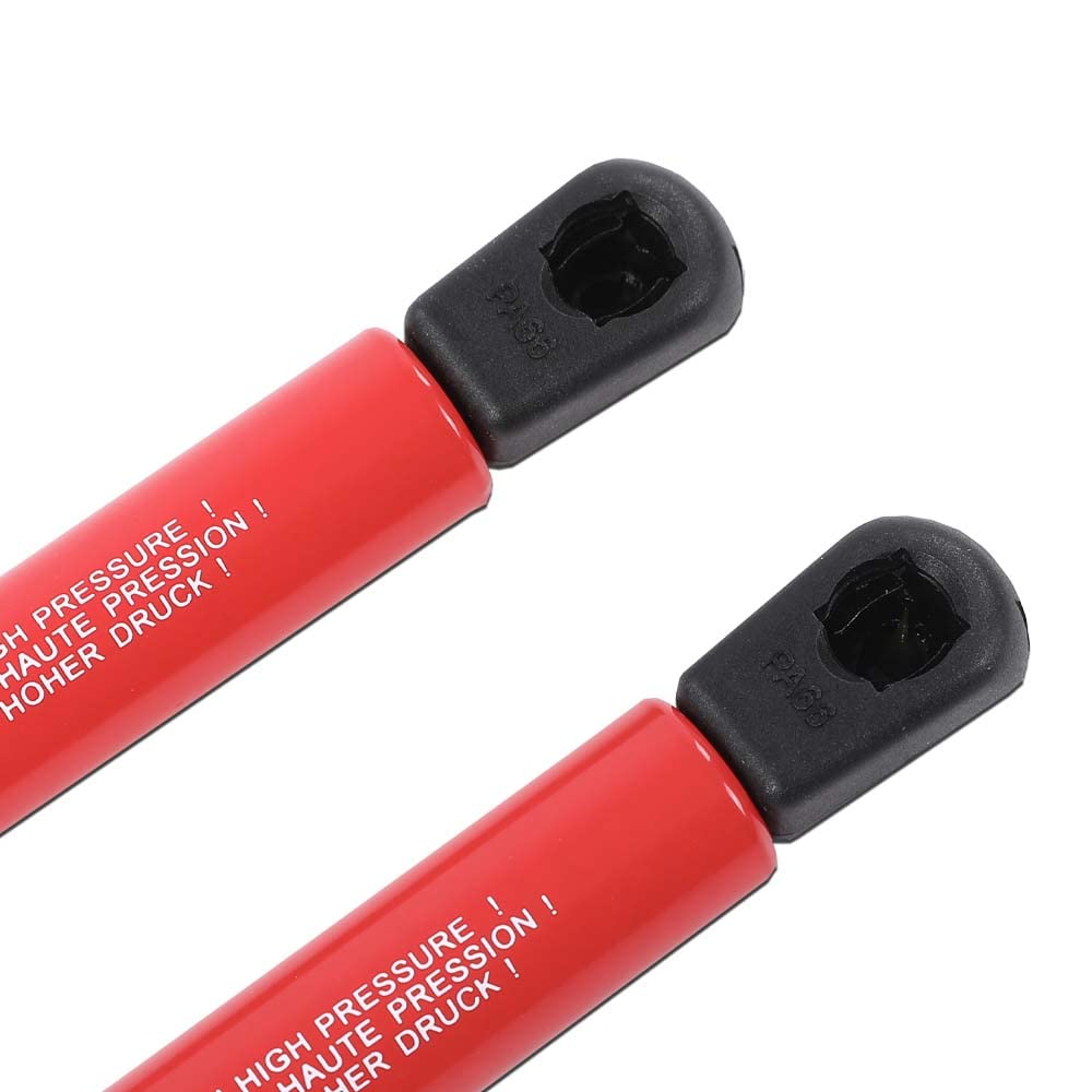 G-PLUS Racing Hood Lift Strut Damper Shock Set- Complete Kit Red Compatible with Ford Racing 15-21