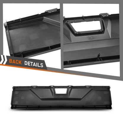 G-PLUS Rear Tailgate Cover Panel Compatible with Ford Ranger 1000 Diesel XP 900 570 2015-2020 Black