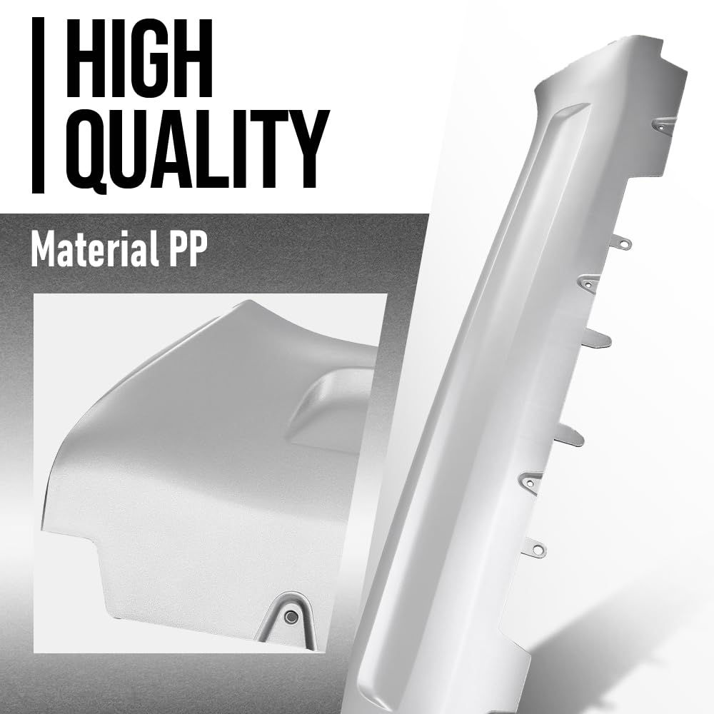 G-PLUS Front Lower Bumper Cover Shield Valance Compatible with Volvo XC90 2016-2019 313533838, VO1087100 Silver