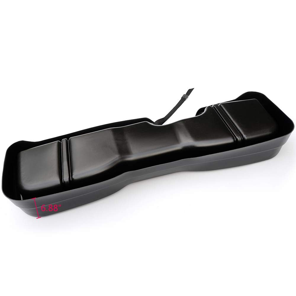 G-PLUS Under Seat Storage Box Replacement For Chevy Silverado GMC Sierra 1500 2500HD 3500HD Crew Cab 2014 2015 2016 2017 2018 Seat Storage Organizer Black