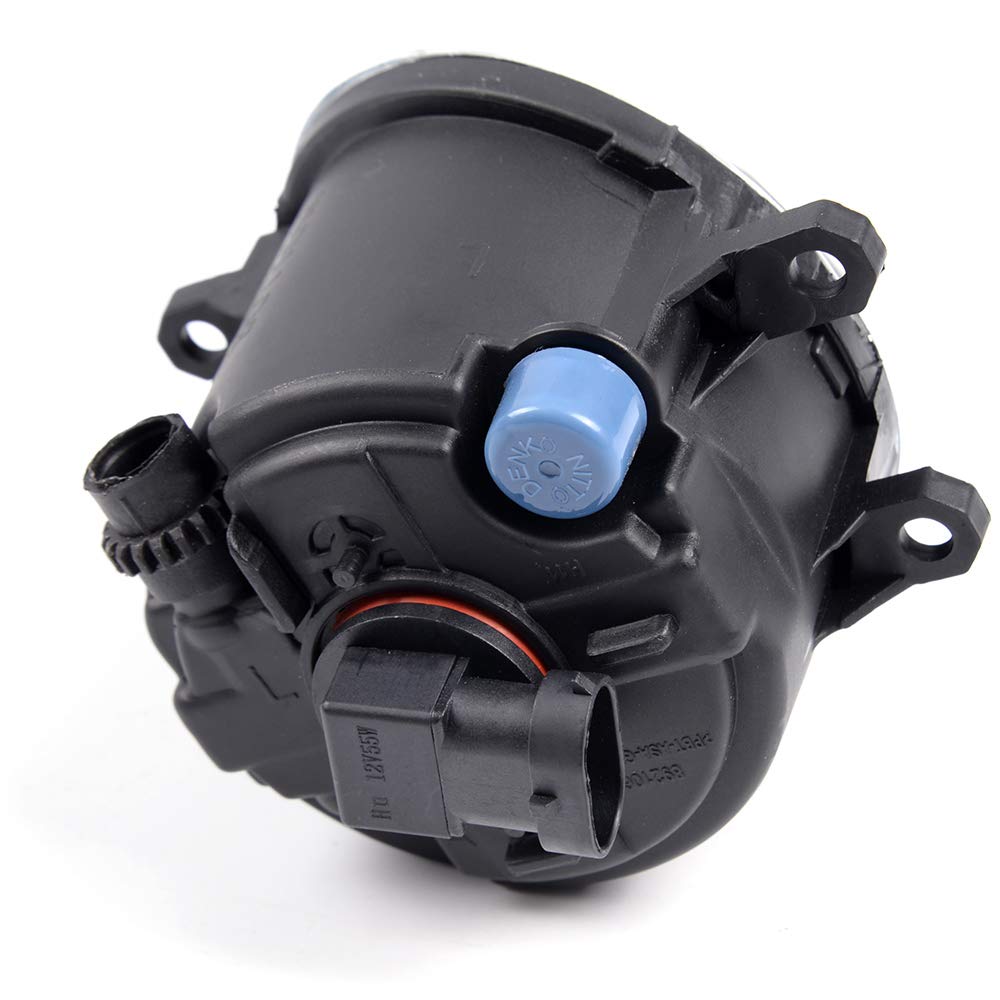 Compatible with Toyota Yaris Base/S 4-Door Sedan 2006-2011 Clear Lens Front Bumper Driving Lamp Fog Lights Assembly w/ H11 Bulbs+Switch+Relay+Wire
