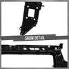 G-PLUS Front Radiator Support Assembly Compatible with Chrysler Pacifica 2017-2023, Fit Chrysler Voyager 2020-2023 V6 3.6L 68292241AB, CH1225287 Black