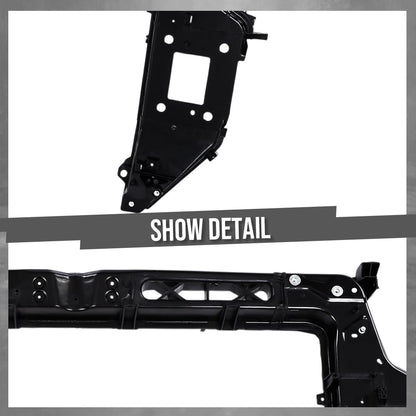 G-PLUS Front Radiator Support Assembly Compatible with Chrysler Pacifica 2017-2023, Fit Chrysler Voyager 2020-2023 V6 3.6L 68292241AB, CH1225287 Black