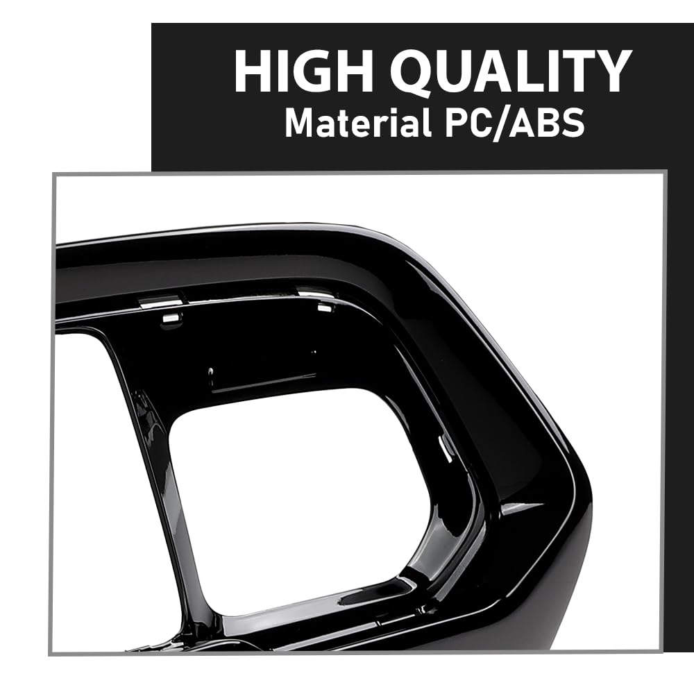 G-PLUS Bumper Grille Bezel Fascia Applique Compatible with Jeep Grand Cherokee 2016-2021 68310779AA