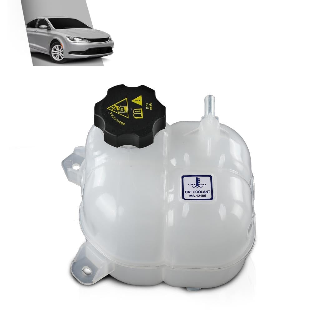 G-PLUS Coolant Reservoir Radiator Expansion Tank Compatible with Chrysler 200 (submodel: C, Limited, LX, S) 2015-2017,Compatible with Jeep Cherokee 2014-2018 68102155AD-PFM, CH3014161