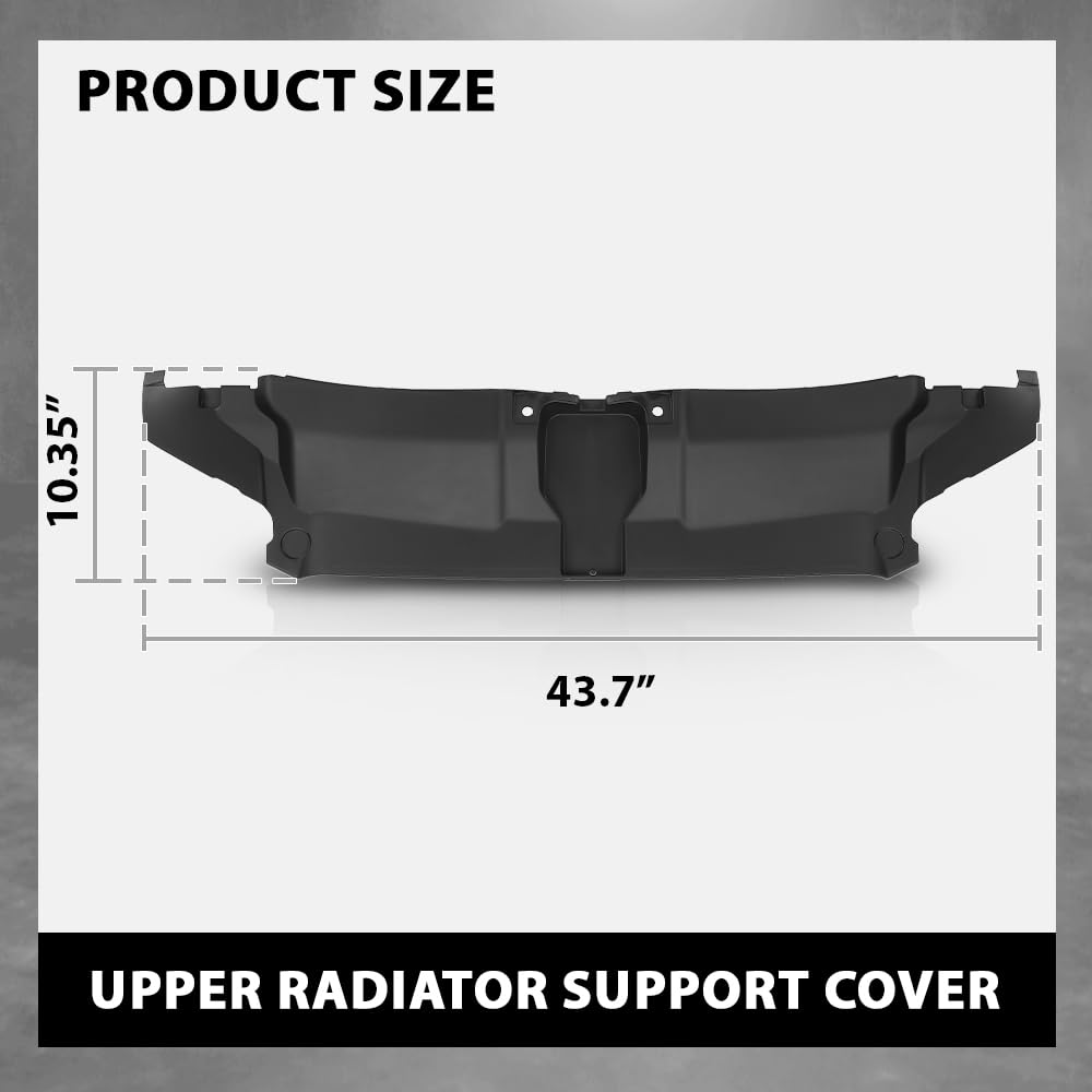 G-PLUS Upper Radiator Support Cover, Compatible with Audi A6 2012-2015, 4G0807081
