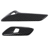 G-PLUS Carbon Fiber Interior Door Handle molding Cover Trims Compatible with Chevy Corvette C7 2014 2015 2016 2017 2018