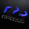 G-PLUS Silicone Radiator Coolant Hose Kit Clamps Compatible With 1994-1997 Mazda Roadstar Miata MX5 1.8L NA8C,Blue