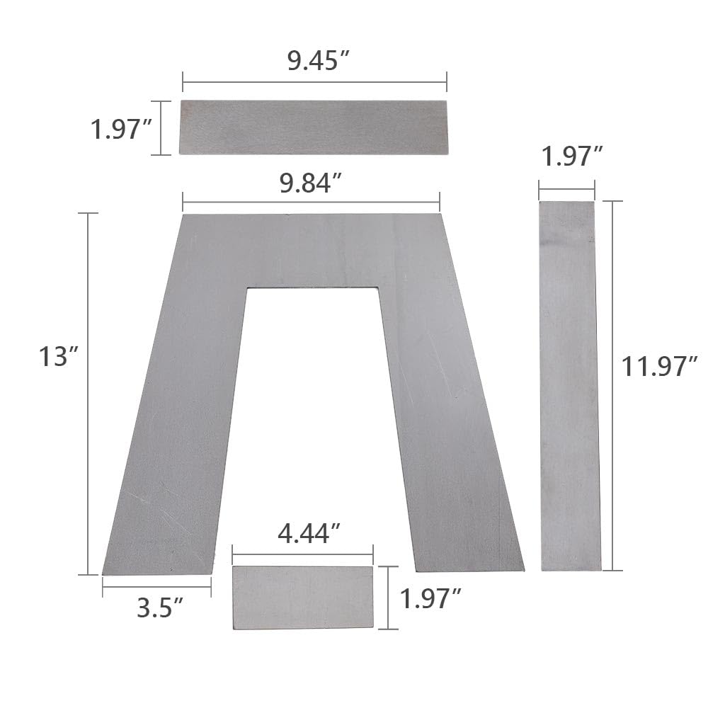 G-PLUS Weld on Lowering Truck Under Bed Frame 10" Tall Step C Notch Kit 2" Wide