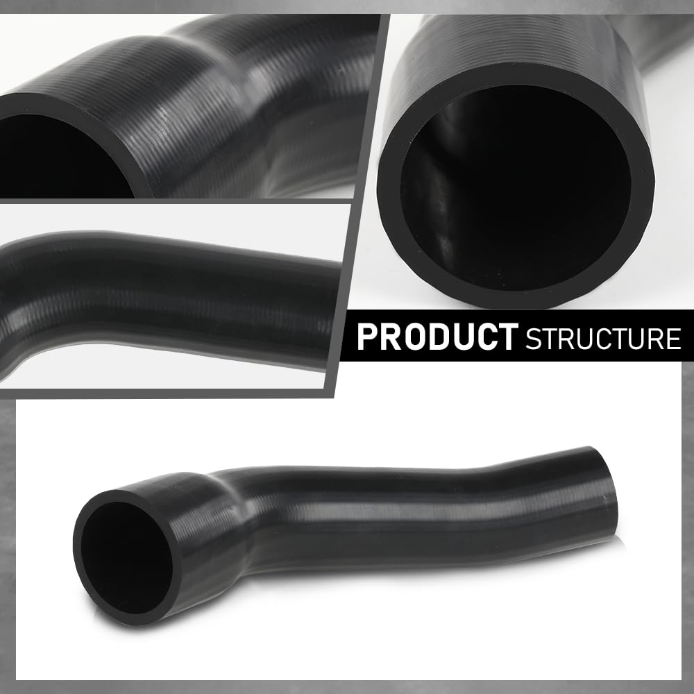 G-PLUS Rear Fuel Tank Fill Hose Compatible with Ford Bronco 1980-1996#F4110 Black Rubber Hose