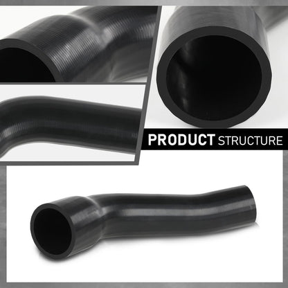 G-PLUS Rear Fuel Tank Fill Hose Compatible with Ford Bronco 1980-1996#F4110 Black Rubber Hose