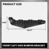 G-PLUS Front Left Bumper Bracket, Compatible with Toyota Highlander Plus 2013/ Highlander (submodel: Base, Hybrid, Hybrid Limited, Limited, SE) 2011-2013, Driver Side, 521460E040, TO1042120
