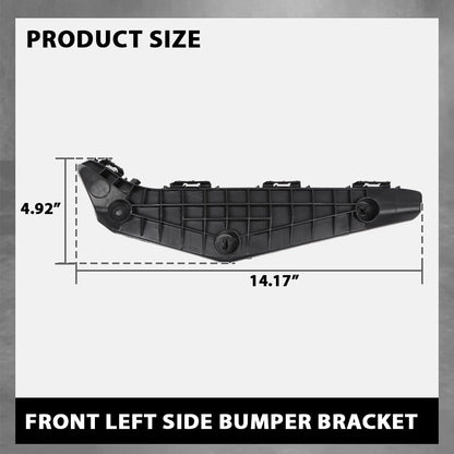 G-PLUS Front Left Bumper Bracket, Compatible with Toyota Highlander Plus 2013/ Highlander (submodel: Base, Hybrid, Hybrid Limited, Limited, SE) 2011-2013, Driver Side, 521460E040, TO1042120