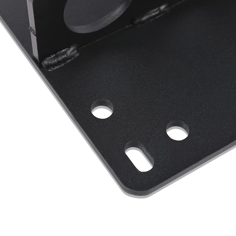 G-PLUS Carb Carburetor Hoist Iron Black Motor Engine Lifting Plate Bracket Compatible with SBC BBC Chevy Ford