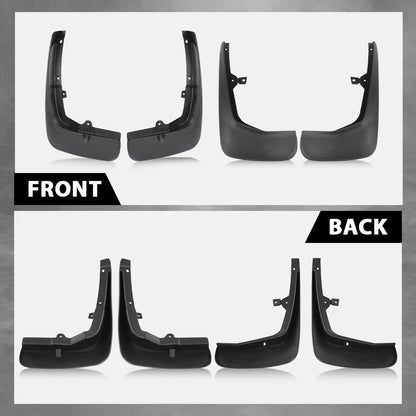 G-PLUS 4PCS Mud Flaps Splash Guards Mudguards Mudflaps with Hardware Compatible with Land Rover Range Rover Sport L320 2006-2013 Front LH RH & Rear LH RH