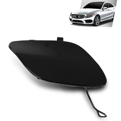 G-PLUS Front Bumper Tow Eye Hook Cover Cap Compatible with Benz C63AMG W205 C300 C400 2015-2018 2058850724, A2058850724
