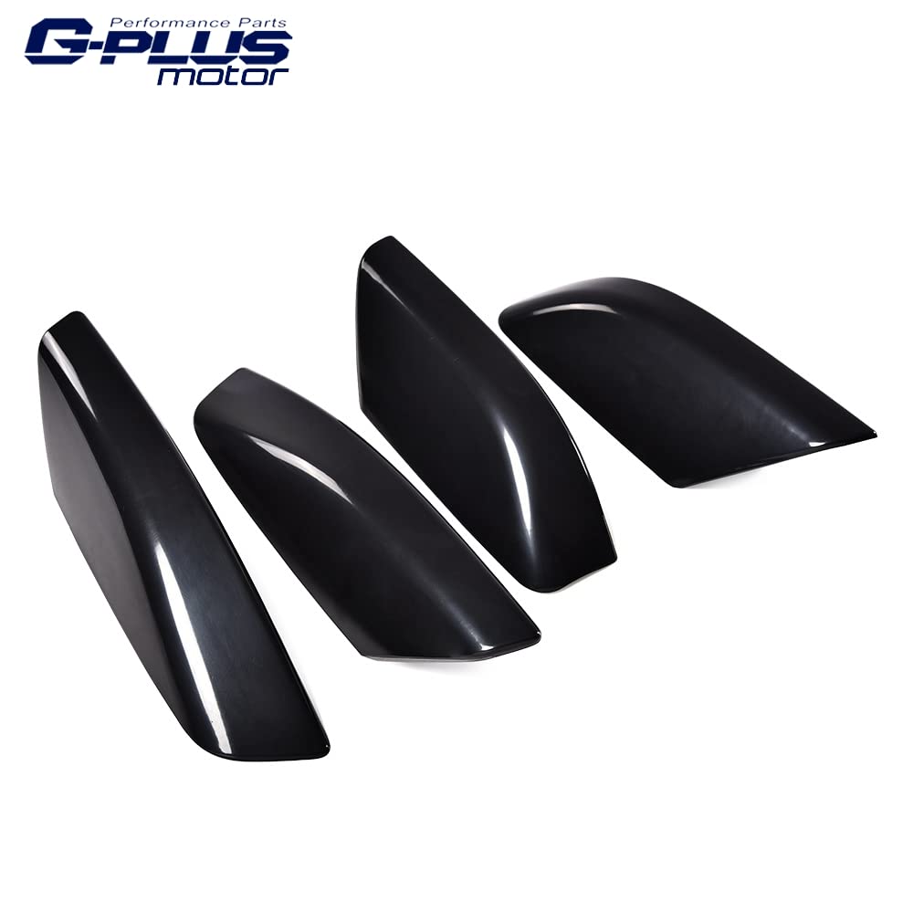 G-PLUS Roof Rack Bar Rail End Cover Shell Cap Compatible with 2003-2009 Toyota 4Runner,Roof Rail Rack 4Pcs (Black)