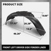 G-PLUS Front Left Fender Liner Inner, Compatible with Audi A4 A4 Quattro 3rd Generation 2005-2008/ Audi S4 4th Generation 2005-2008, Driver Side, 8E0821171E, AU1250100