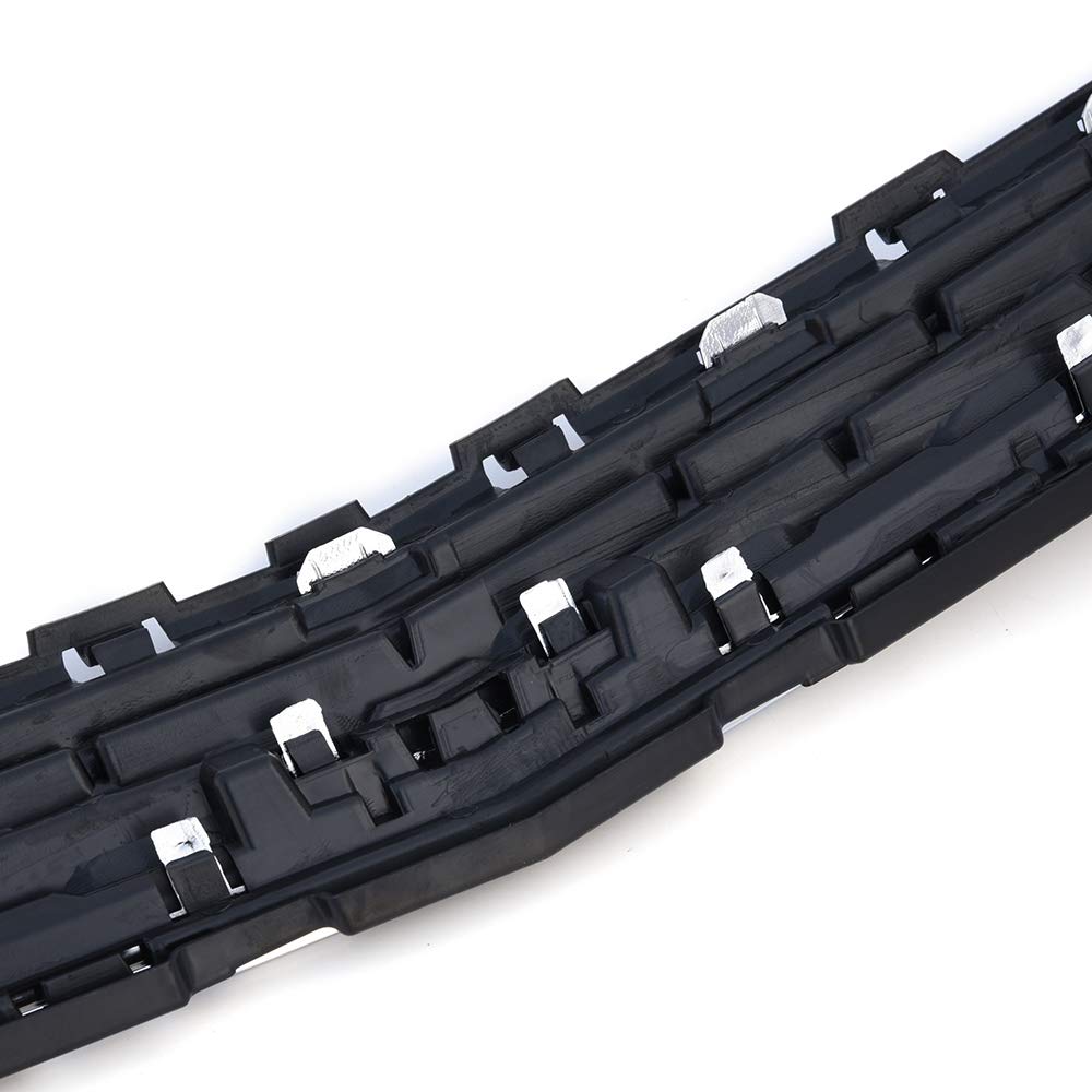 G-PLUS Chrome Front Bumper Hood Upper Grille Assembly Compatible with Chevy Cruze 2015 ABS Honeycomb Mesh Grille