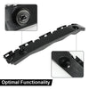 G-PLUS Front Bumper Cover Support Brackets Compatible with Toyota Sienna 2011-2020 5211508020, 5211608010, TO1043116, TO1042116 Left+Right Side Black Primed