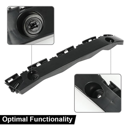 G-PLUS Front Bumper Cover Support Brackets Compatible with Toyota Sienna 2011-2020 5211508020, 5211608010, TO1043116, TO1042116 Left+Right Side Black Primed