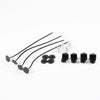G-PLUS Universal Engine 30 Row AN10 Aluminum Transmission Oil Cooler Silver + 7" Electric Engine Cooling Fan