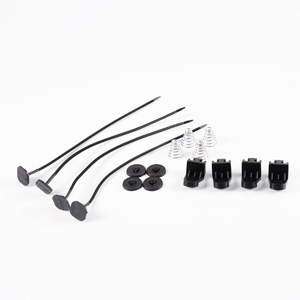 G-PLUS Universal Engine 30 Row AN10 Aluminum Transmission Oil Cooler Silver + 7" Electric Engine Cooling Fan