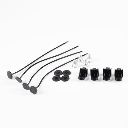 G-PLUS Universal Engine 30 Row AN10 Aluminum Transmission Oil Cooler Silver + 7" Electric Engine Cooling Fan