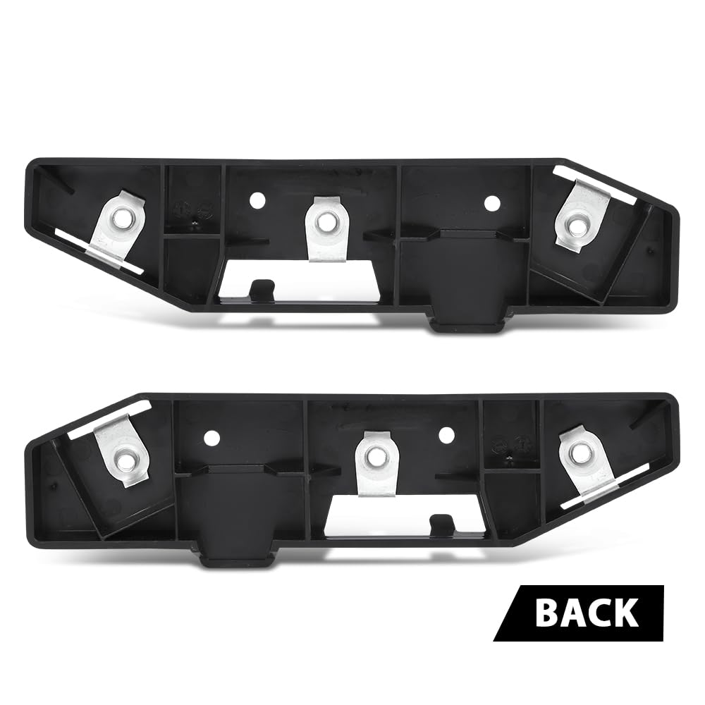G-PLUS Pair Front Bumper Face Bar Brackets Retainer Mounting Braces Set, Compatible with Ford Edge (submodel: SE, SEL, Sport, Titanium) 2015-2018, LH Driver & RH Passenger 2PCS, FT4Z17C947A, FO1033108