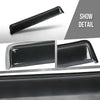 G-PLUS RV Window Deflector and Sun Visor Fit 30 inch Wide Window Smoke