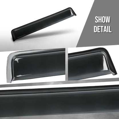 G-PLUS RV Window Deflector and Sun Visor Fit 30 inch Wide Window Smoke