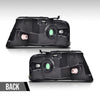G-PLUS Headlights Fit Ford F150 2004-2008/Lincoln Mark LT 2006-2008,NOT Fit 2004 F150 Heritage & Flareside Beds,Smoky Lens Black Housing Clear ReflectorBumper Headlamps,faros delanteros