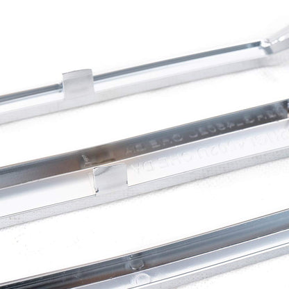 G-PLUS Front Chrome Grille Insert Snap On Compatible with Chevy Silverado 1500 2016 2017 2018 ABS plastic