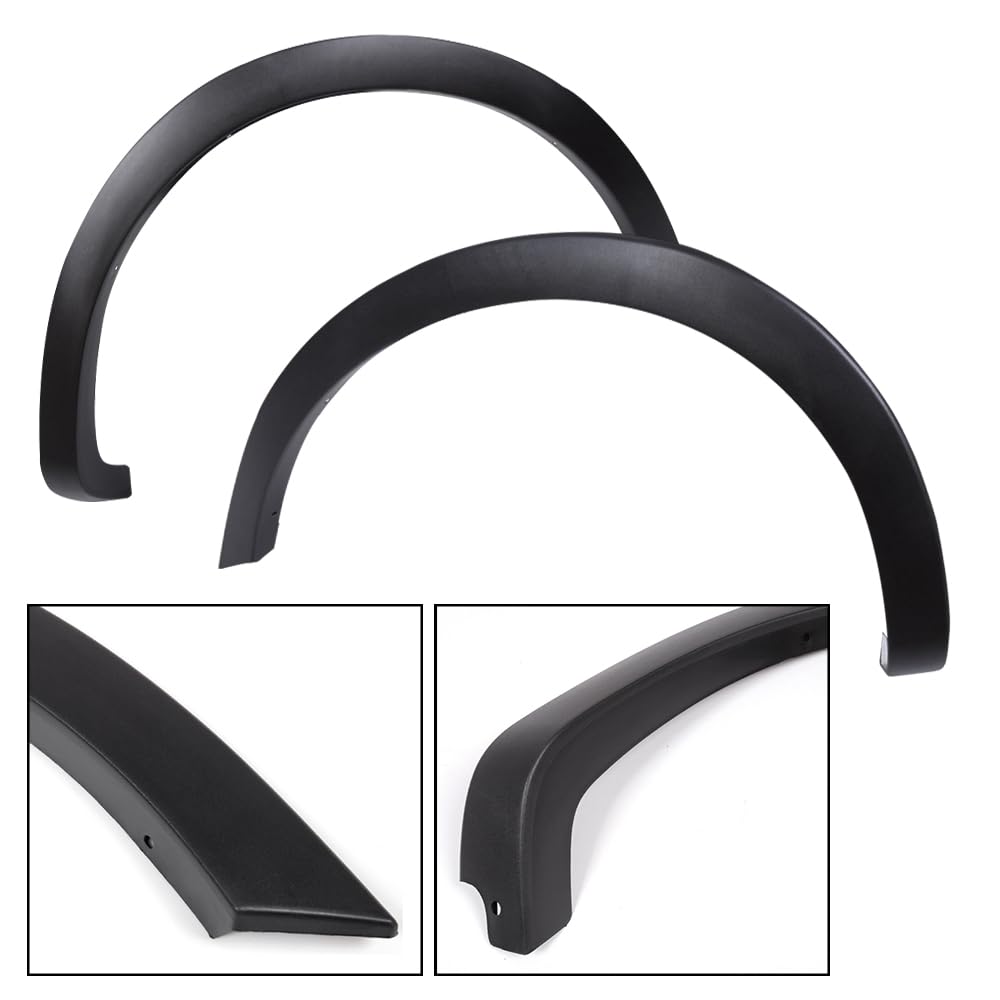 G-PLUS 4PCS Fender Flares Compatible with Ford F150 2004-2008 66.0" / 67.0" / 78.0" / 96.0" Bed Length (Not Fit Heritage Models), Wheel Opening Molding Textured Factory Style